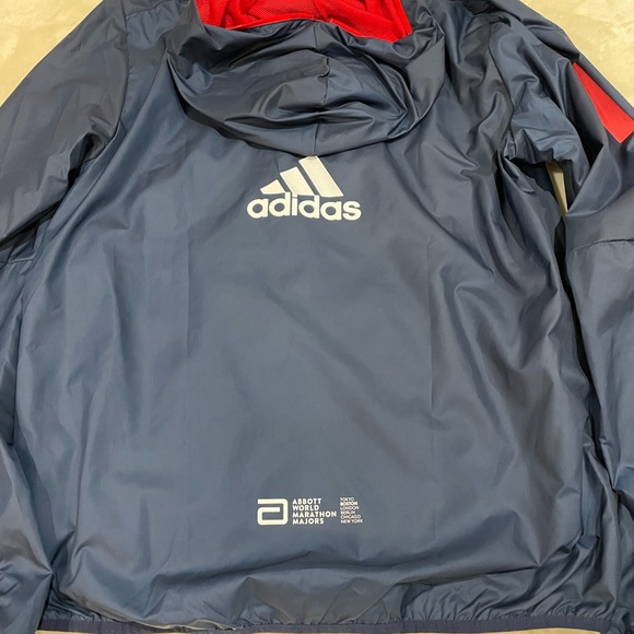 NWT Hooded Adidas Full Zip Boston Marathon jacket-Men’s medium - Picture 4 of 6